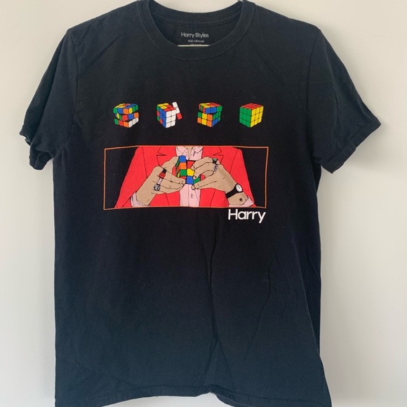 Harry Styles Rubix Cube Merch Tshirt 
